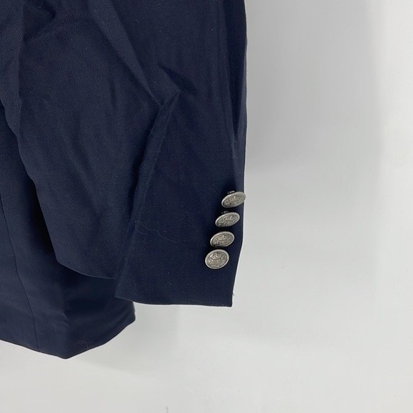 MICHAEL MICHAEL KORS 44L wool blazer suit jacket sport coat navy blue men's - Picture 5 of 7